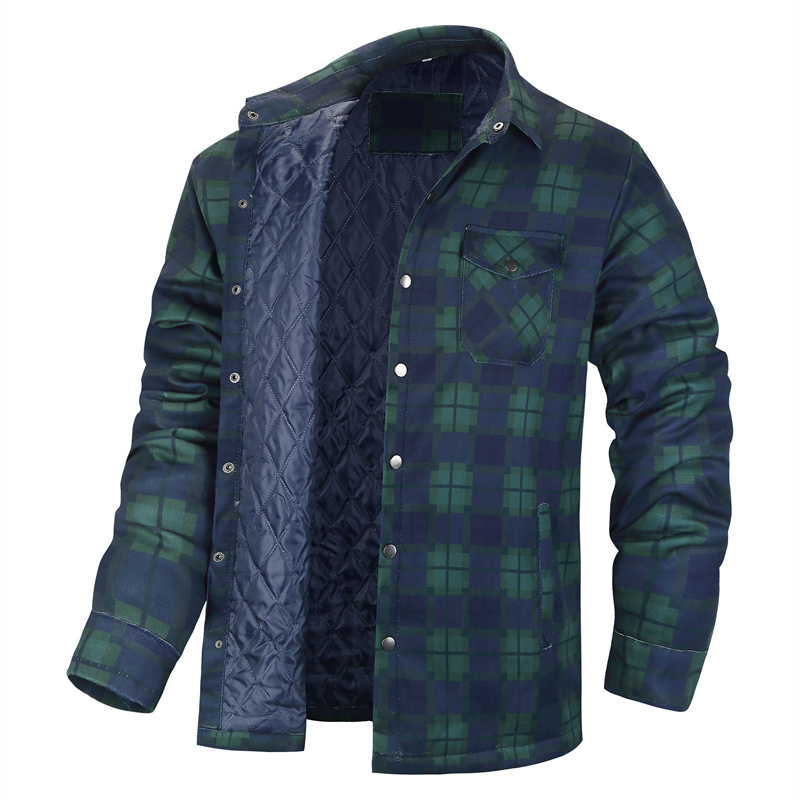 Flannel Shirt Lined - Camicie a quadri invernali per uomo
