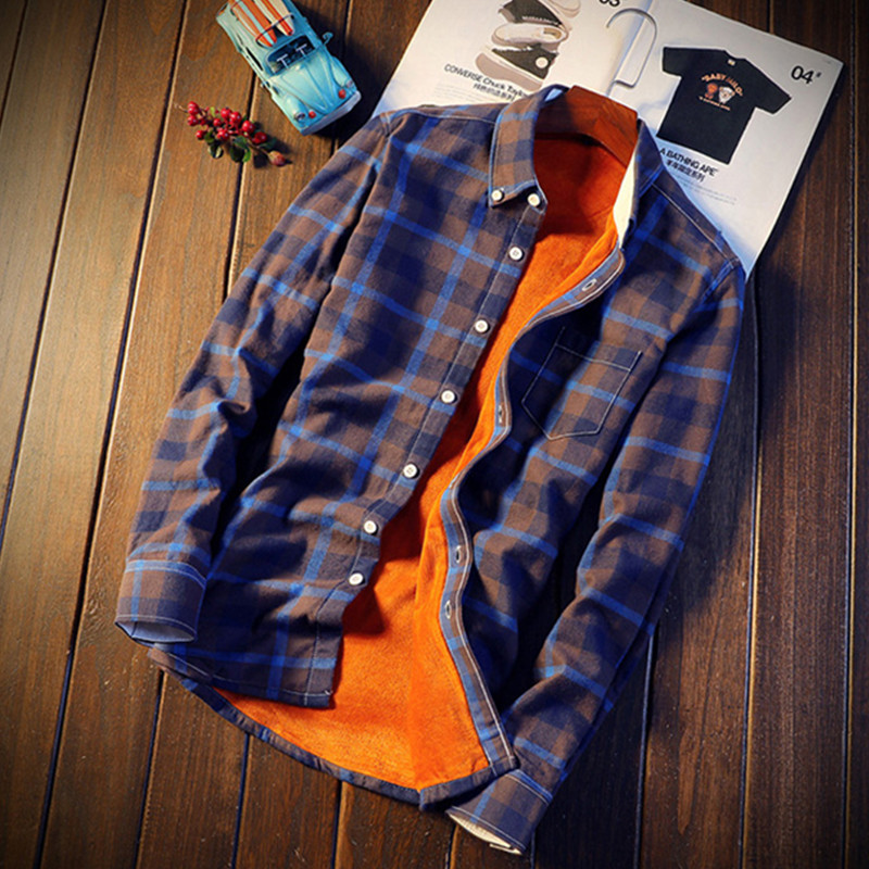 Flannel Shirt Lined - Camisa Masculina Uomo Camicie di flanella