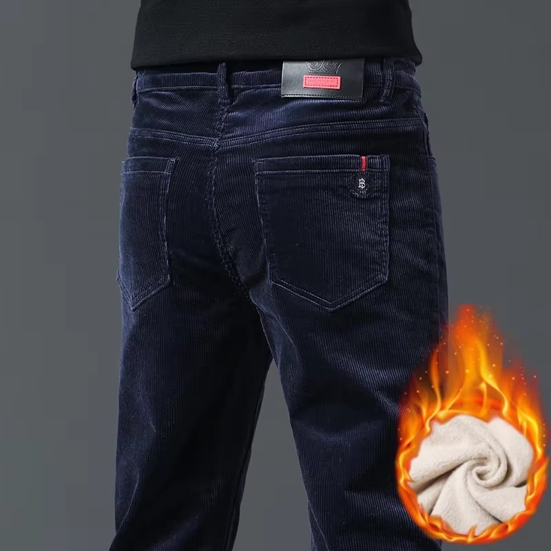Corduroy Pant Warm - Pantaloni da uomo in velluto a